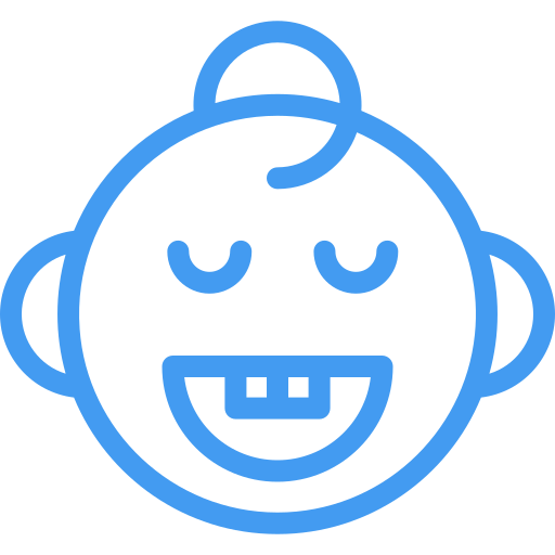 A Smiling Baby Boy Icon